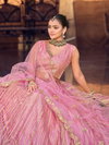 Nsf Design No. 345 Net With Ribbon Work Lehenga With Blouse Dupatta Wholesale In India